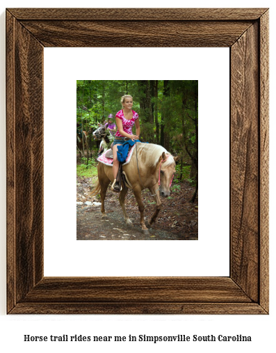 horse trail rides near me in Simpsonville, South Carolina